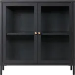 Černá kovová vitrína 80x80 cm Dalby – House Nordic ID_1697370