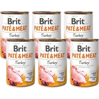 BRIT PATE & MEAT TURKEY 6x400g