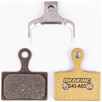 Brzdová destička brzdové destičky pro systémy SHIMANO, BRAKING (směs Carbo Metalic) 2 ks v balení C009-0040