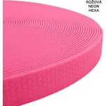 RAK-Brno Stopovačka Hexa - růžová neon Délka: 30 m, Ucho: Ne, Šířka: 20 mm