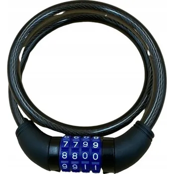 Zámek na kolo Zabezpečení kola lankem steel 82x1,2 4x