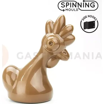 Čokoládová tyčinka 3D forma pro rotační stroj - Ms Hen, slepice 2+2 126x81x150 mm | MARTELLATO, 21SR005AG