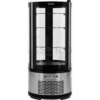 Chladící vitrína 100 l 48x48x103 cm černá | YATO, YG-05094