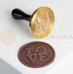 Razítko na čokoládu s nápisem Love, 60 mm | MARTELLATO, 20FH31L