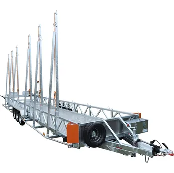 Přívěs k motorovému vozidlu Tříosý přepravník bazénů POOL 3500kg 9730x1750mm