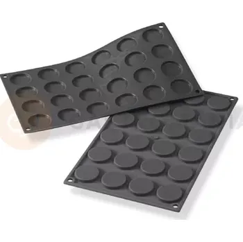 Kuchyňská sůl Silikonová forma pro monoporce, 24 otvorů 35x5 mm - 30SF030 | MARTELLATO, Fiorentine