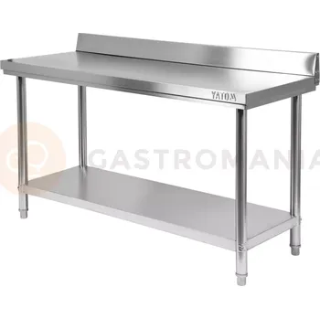 Počítačový stůl Přístěnný skládací stůl s policí 1400x600x850+100 mm | YATO, YG-09023