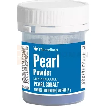 Výroba svíčky Práškové barvivo 5 g - perleťově modrá | MARTELLATO, Pearl powder