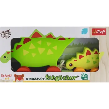 Dřevěná Hračka Stegosaurus Dinosaurus Trefl Wood