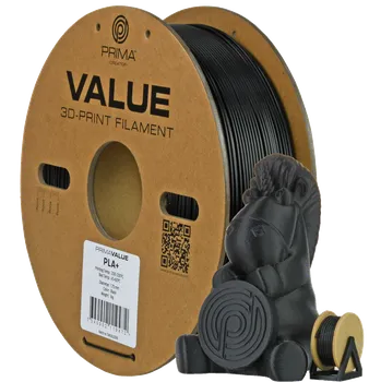 Filament PrimaValue PLA+ Matte Black 3 kg