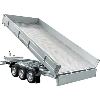 Přívěs k motorovému vozidlu Tříosý třístranný sklápěcí přívěs ATR 40 B3 3500kg 4050x1990mm v elektrice