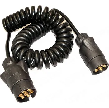 Přívěs k motorovému vozidlu Tesat Propojovací kabel o délce 3,2 m spirálový, 2x zástrčka 7 pól 12V