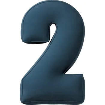 Polštář Polštář s čísly YellowTipi 2, pruská světle modrá