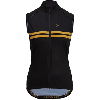 Cyklistické oblečení Silvini dámská cyklistická vesta Trela WJ2031, black-gold Velikost: XS