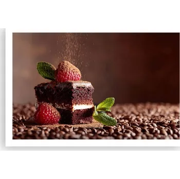 Obraz Obraz plakát do obýváku ložnice 91x61 cm foto dortu na zeď bez rámu