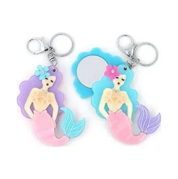 Hra na zahradu Brelok syrenka z lusterkiem MIX