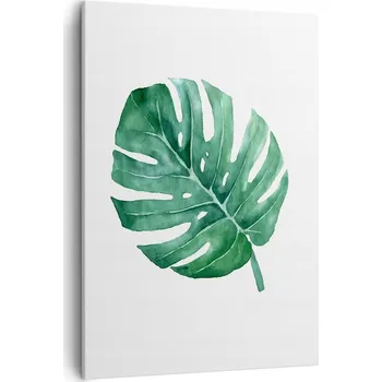 Obraz Obraz na plátně do obýváku, ložnice 50x70 monstera obrazy na zeď canvas