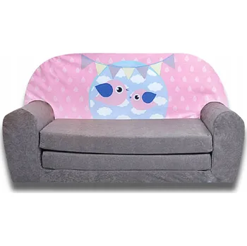 Pohovka Dětská pohovka Galeriatrend Sofka malá, 78 x 104 cm, látka šedá