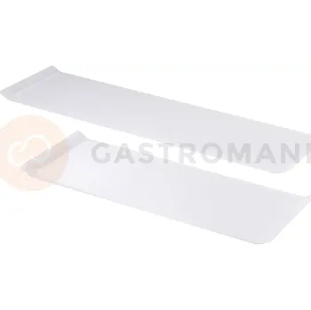 Výdejník vody Podnos na dorty, zákusky a jednohubky, obdélníkový, bílý - 45x25 cm | MARTELLATO, Tray