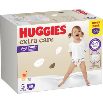 Plena Huggies Extra Care Plenkové Kalhotky velikost 5, 68 ks