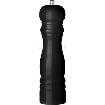 Kuchyňský mlýnek Dřevěný mlýnek na pepř, černý, 55x215 mm | HENDI, 469569