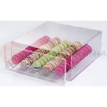 Čokoládová tyčinka Obdélníková krabice na sušenky 32,5x35x13 cm | MARTELLATO, Jewel Box Showcase