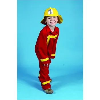 Karnevalový kostým Karnevalový Hasič Kostým , velikost 122 + helma