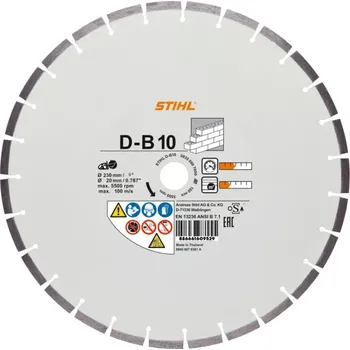 Řezný kotouč STIHL Rozbrušovací kotouč D-B10 Ø 230 mm/9" (08350907050)