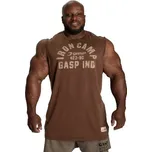 Gasp THROWBACK S/L WASHED TIMBER – tílko Gasp seprané hnědé Velikost: XL