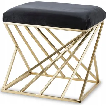 Taburet Čalouněný Taburet Artpol černý