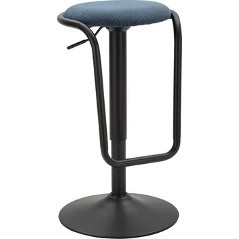 Barová židle Čalouněná barová stolička s nastavitelnou výškou v petrolejové barvě/černá (výška sedáku 61 cm) Destiny – Mauro Ferretti ID_1689550