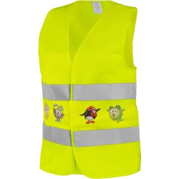 Pracovní oblečení Vesta CXS TEDDY, výstražná, dětská, žlutá, vel. XS, (s obrázky)