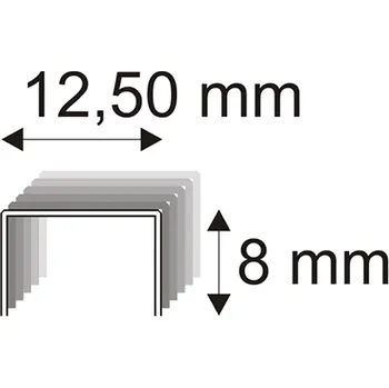 Spona do sešívačky RON-CONMETRON SPONKY RON 342/ 8MM PRO GÜDE KN14,KARTON 26000 KS ČALOUNICKÉ