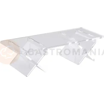 Čokoládová tyčinka Dvojitá vitrína na dorty a občerstvení z plexiskla | MARTELLATO, Cross