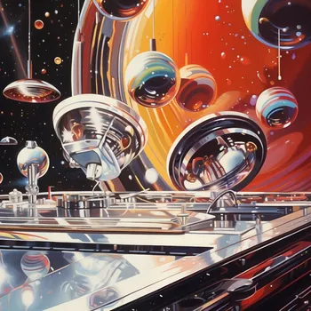 Plakát Plakát Orchestr sfér bez rámu 50 x 50 cm