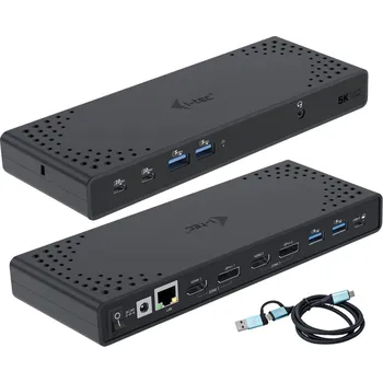 Notebook i-tec USB 3.0 / USB-C / Thunderbolt Dual Display Docking Station, PD 100W