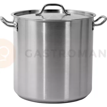 Hrnec Vysoký hrnec s poklicí z nerezové oceli 36x36 cm 36,6 l | YATO, YG-00007