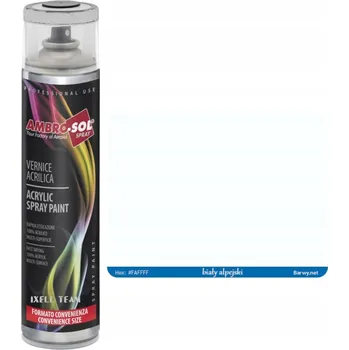 Barva ve spreji 600 ml BÍLÝ SPREJ RAL 9010 matný AMBROSOL 1445