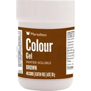 Výroba svíčky Gelová barva 30 g - hnědá | MARTELLATO, Colour gel