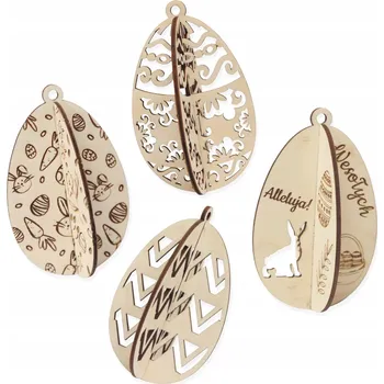 Obraz Velikonoční závěs z dřeva - vajíčko