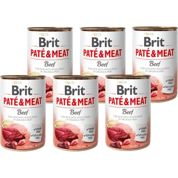 BRIT PATE & MEAT BEEF 6x400g