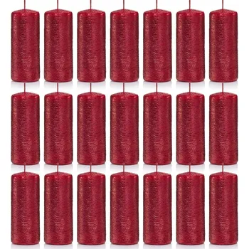 Svíčka Tradiční parafínová svíčka bez vůně Drobo 21 ks