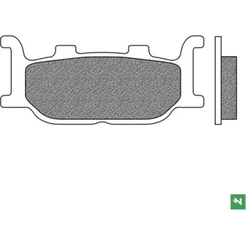 Brzdová destička brzdové destičky, NEWFREN (směs ROAD TOURING ORGANIC) 2 ks v balení M502-957