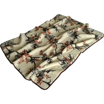 deka VLNĚNÁ DEKA 200x200 z AUSTRÁLSKÉ MERINO VLNY - VŘES