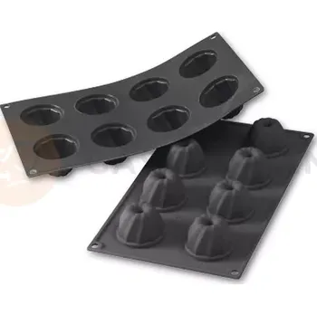 Kuchyňská sůl Silikonová forma pro monoporce, 8 otvorů 55x36 mm - 30SF057 | MARTELLATO, Gugelhopf