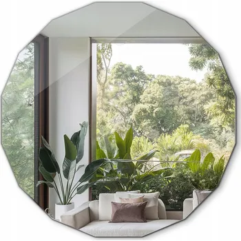 Zrcadlo Moderní Víceúhelníkové Zrcadlo Dekorativní Stylové Do Obývacího Pokoje Předsíně Ložnice