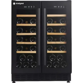 Dvouzónová chladnička na víno se zámkem na klíč, 120 l | STALGAST, 881120