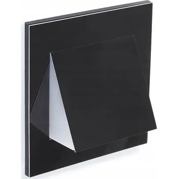 Nástěnné svítidlo SCHODIŠŤOVÉ LED SVÍTIDLO 2W ČERNÉ 6000K