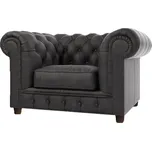 Antracitové sametové křeslo Cambridge – Ropez ID_1560850