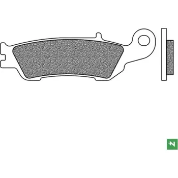 Brzdová destička brzdové destičky, NEWFREN (směs OFF ROAD DIRT SINTERED) 2 ks v balení M502-974